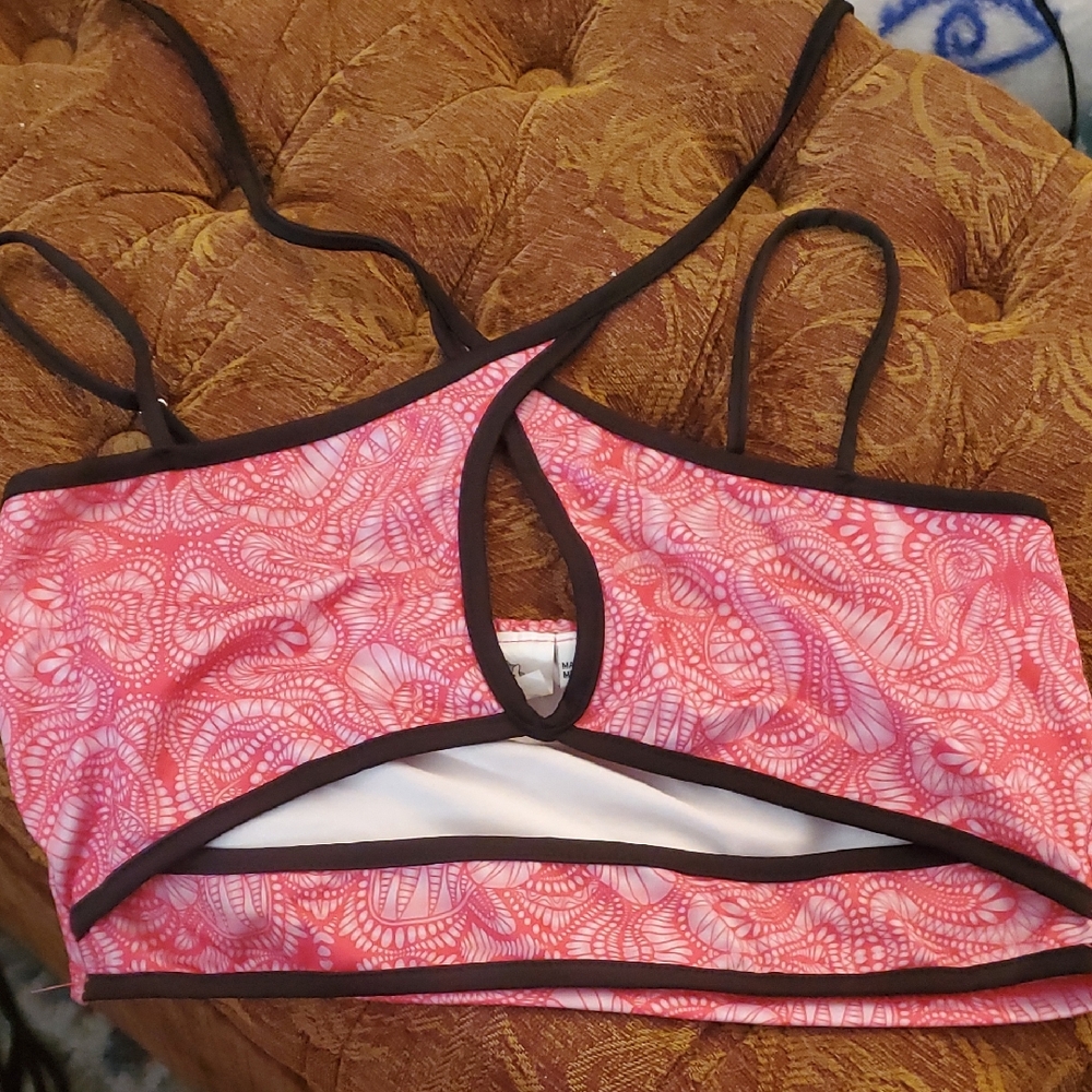 NFS GREEN Patterned Women's Bralette